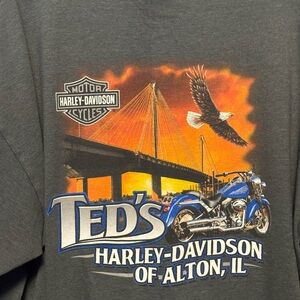 Harley-Davidson Gray Crewneck Tee